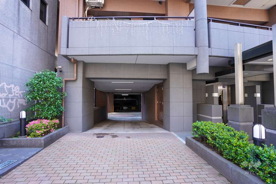 駐車場の出入り口