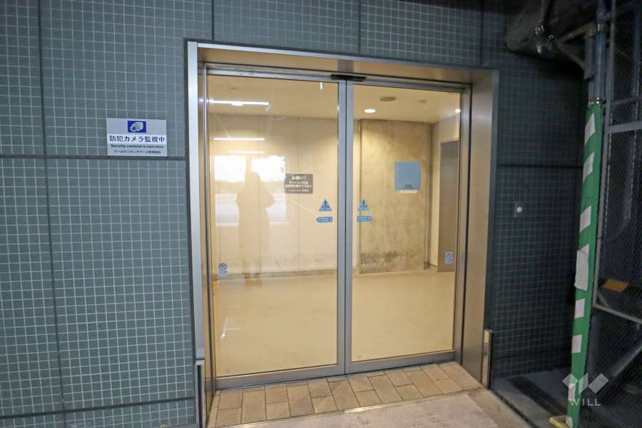 駐輪場の出入り口