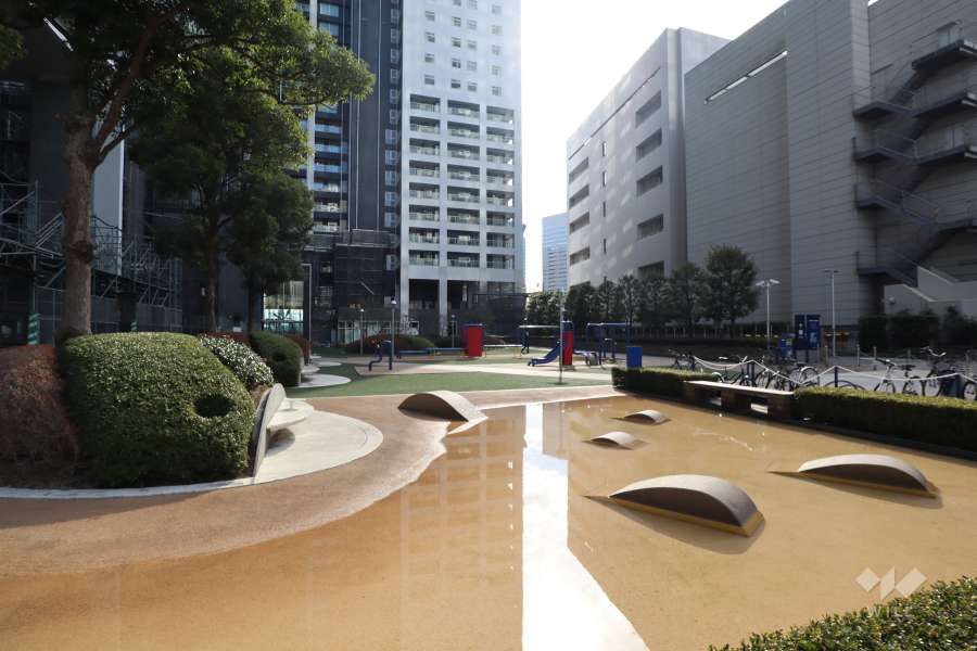 敷地にある広場