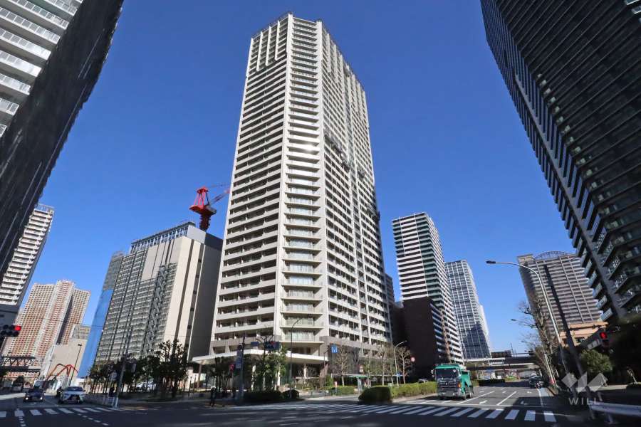 コスモポリス品川の外観(南西側から)