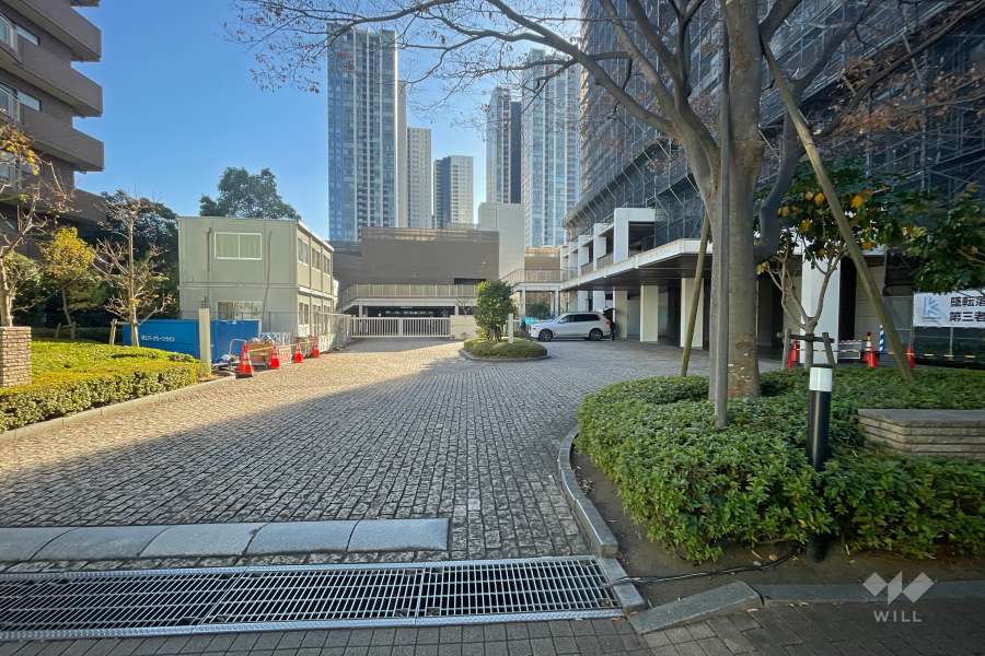 駐車場の出入り口