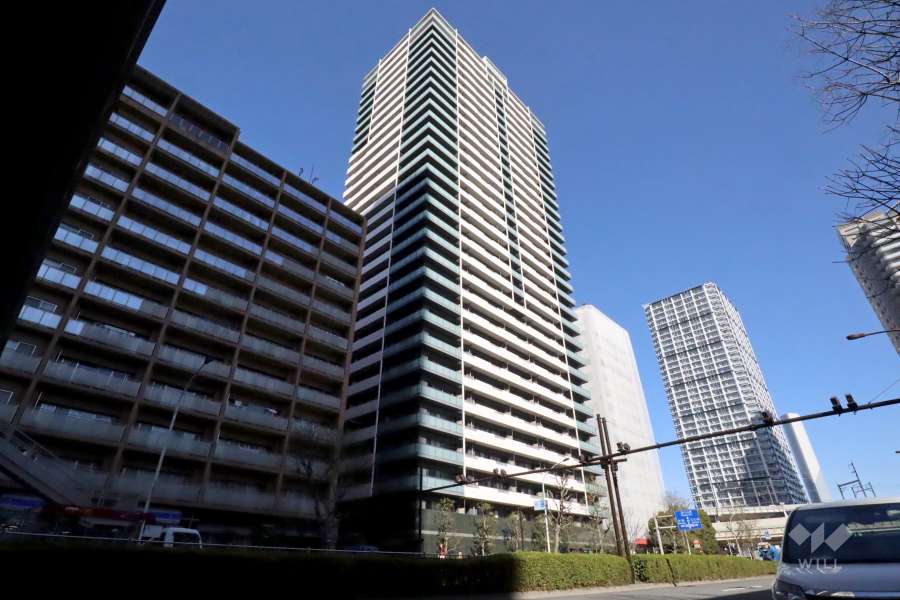 フェイバリッチタワー品川の外観(南西側から)