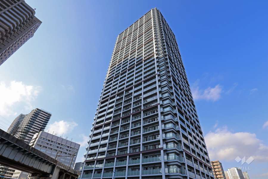 ベイクレストタワーの外観(南東側から)