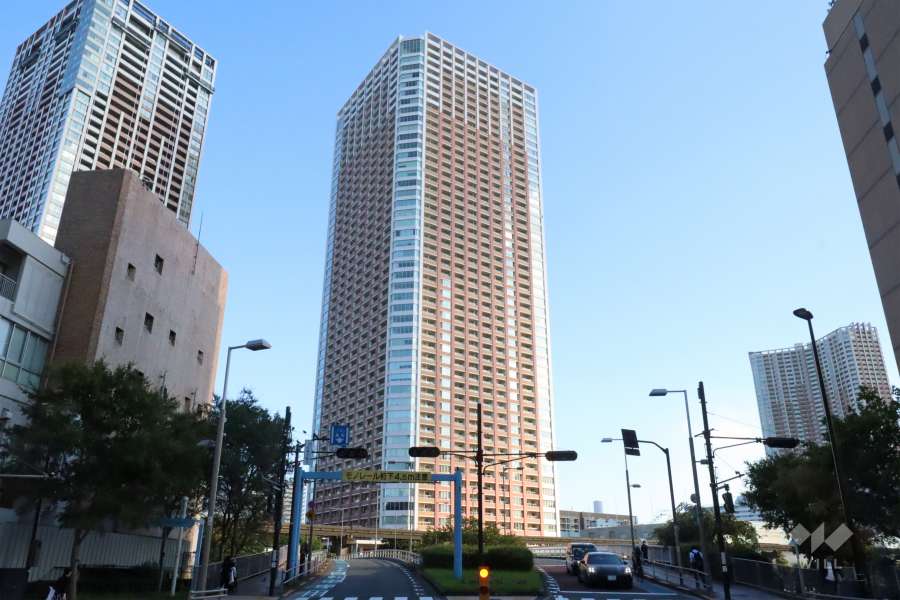 芝浦アイランドグローヴタワーの外観(北西側から)