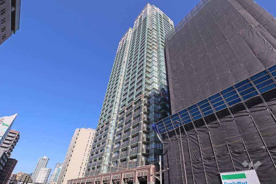 シティタワー高輪の外観（南西側から）