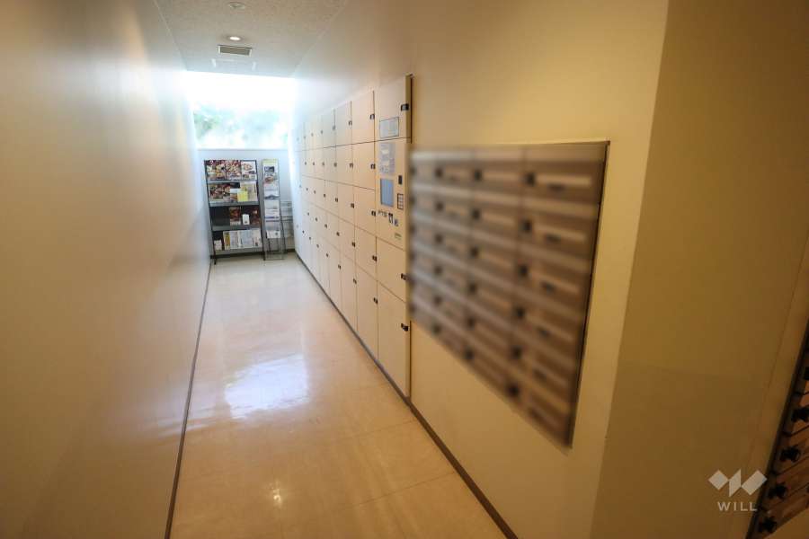 共用ポストと宅配ボックス