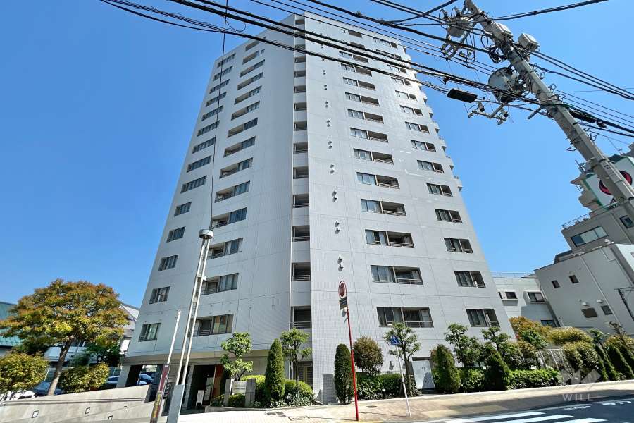 高輪シティハウスの外観（西側から）