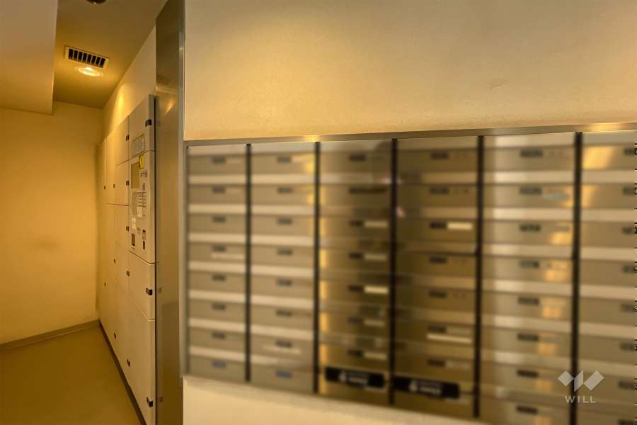 共用ポストと宅配ボックス