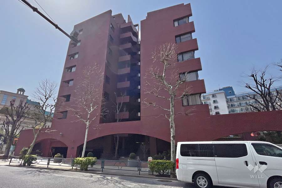 高輪タウンハウスの外観（北東側から）