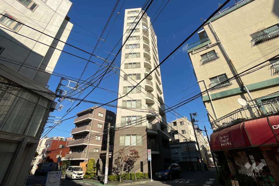 D’グランセ白金の外観（南西側から）