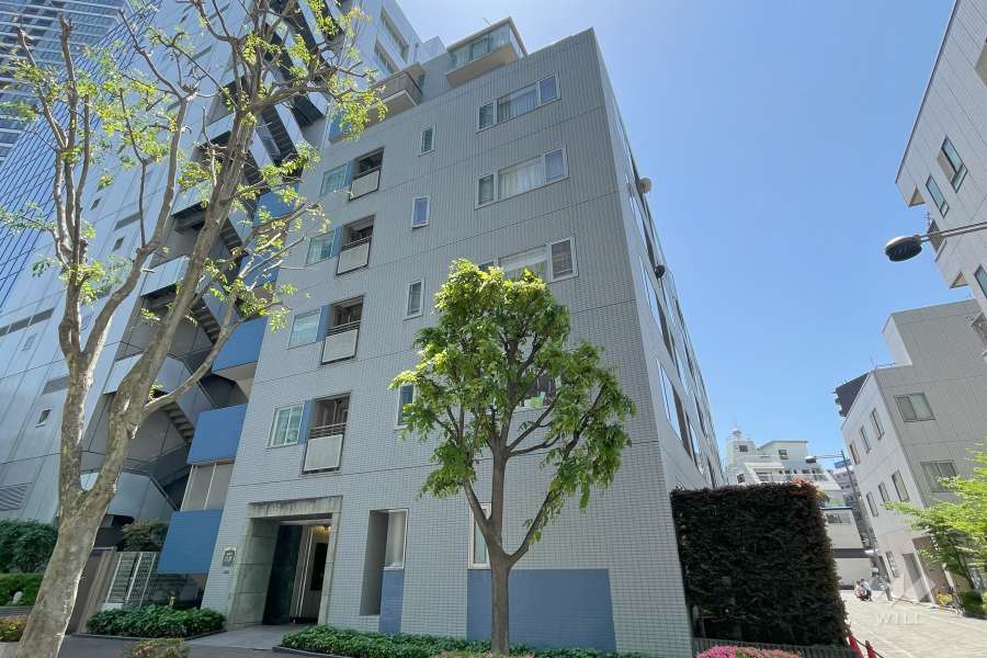 イトーピア白金ステーションプラザの外観（北西側から）