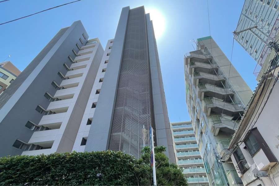 イトーピア白金高輪壱番館の外観（北西側から）