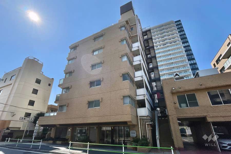 カーサ三田の外観（北側から）
