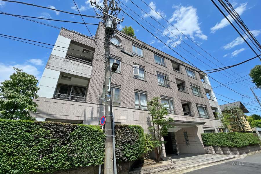 クラッシィハウス白金三光坂の外観（南西側から）