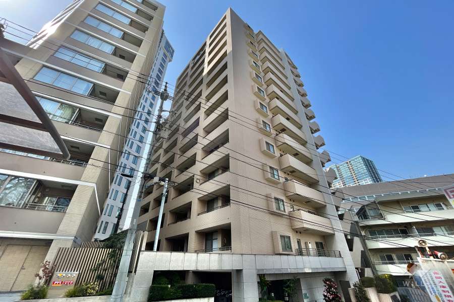 コスモ高輪シティフォルムの外観（南東側から）