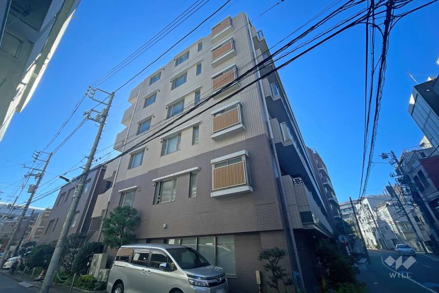 シティハイツ白金高輪の外観（北西側から）