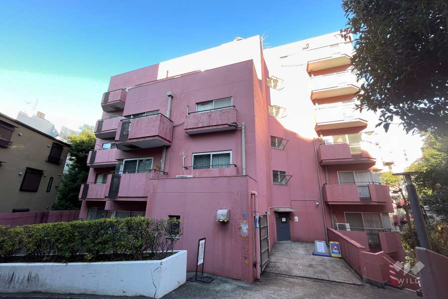 チュリス氷川坂の外観（南東側から）