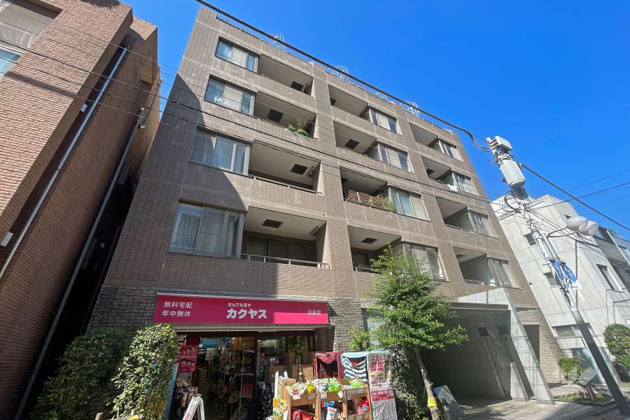 プランシェードメイツ白金の外観（南東側から）