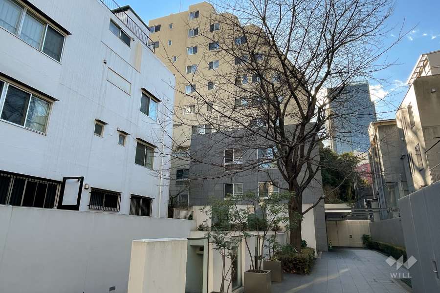 ブランズ赤坂の外観（北西側から）