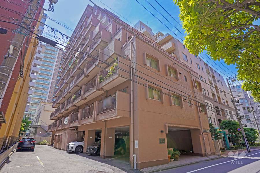 マンション三田の外観（北東側から）