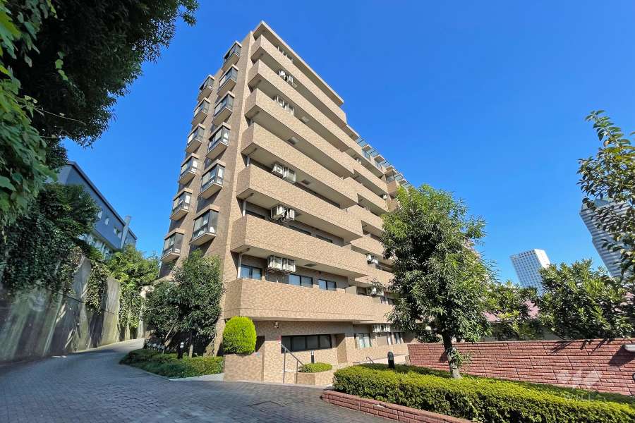 ライオンズマンション乃木坂の外観（南西側から）