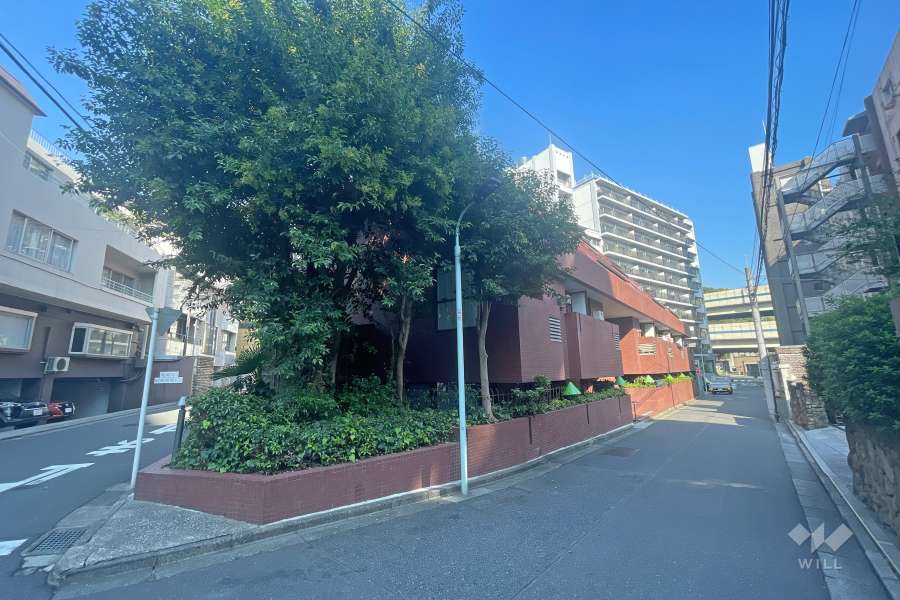 ライオンズマンション六本木の外観（南西側から）