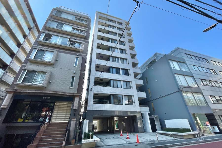 ルミネ三田の外観（北東側から）