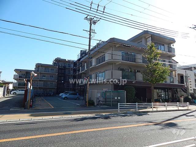 武庫之荘スカイハイツの外観（北西側から）