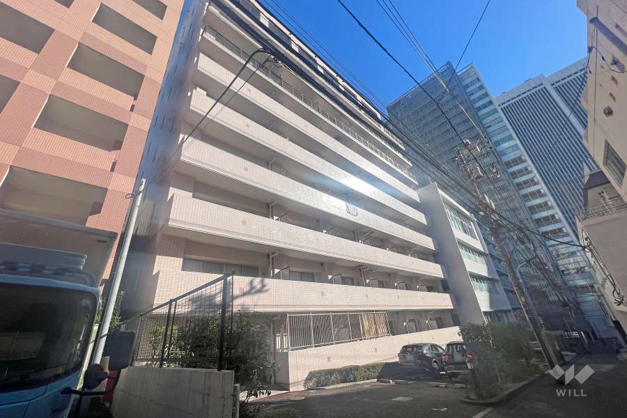 秀和溜池山王レジデンスの外観(北西側から)