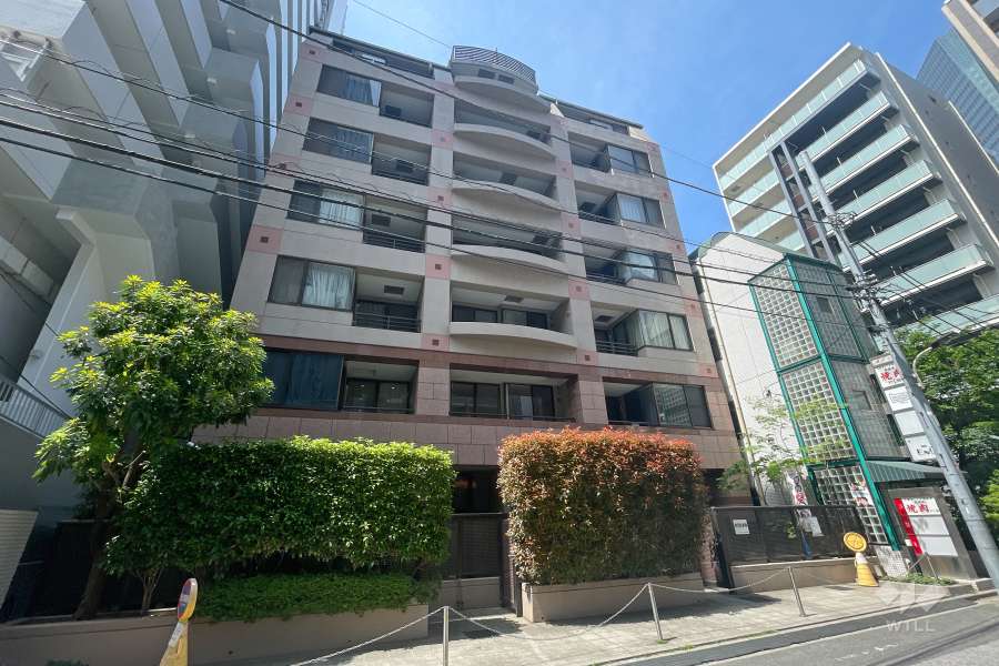 朝日サテライト六本木の外観（南東側から）