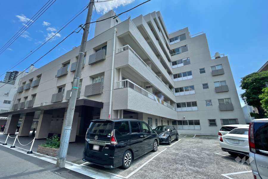 白金武蔵野コーポラスの外観（北側から）