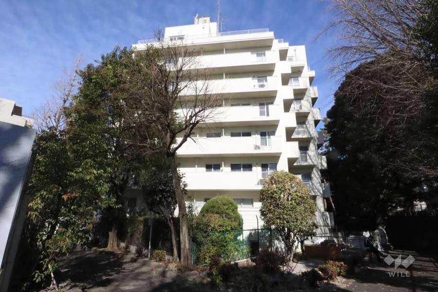 パシフィック白金台の外観(南東側から)　