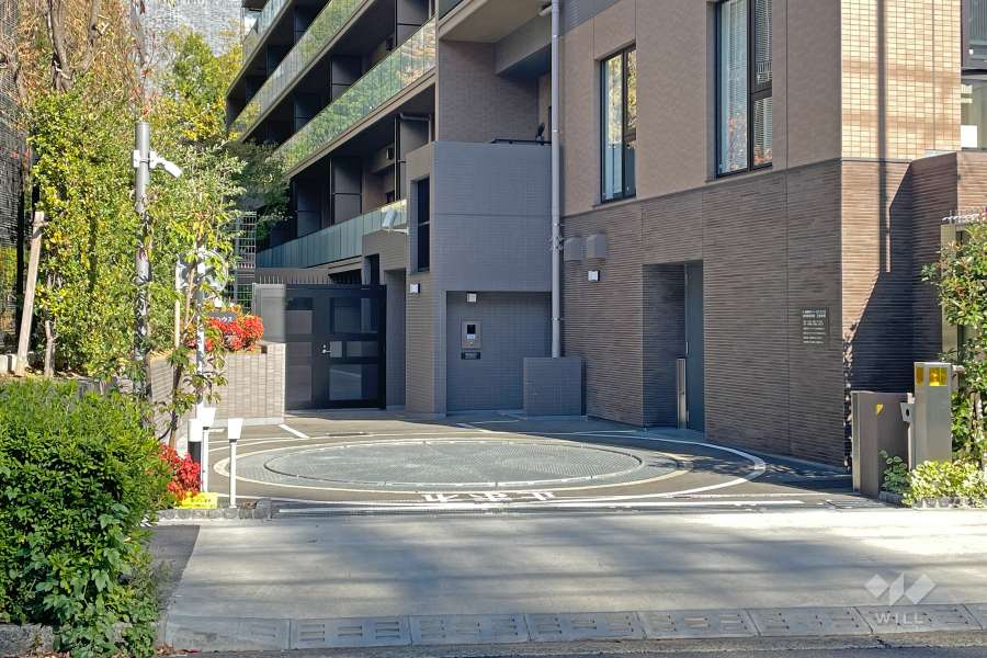 敷地内駐車場の出入り口