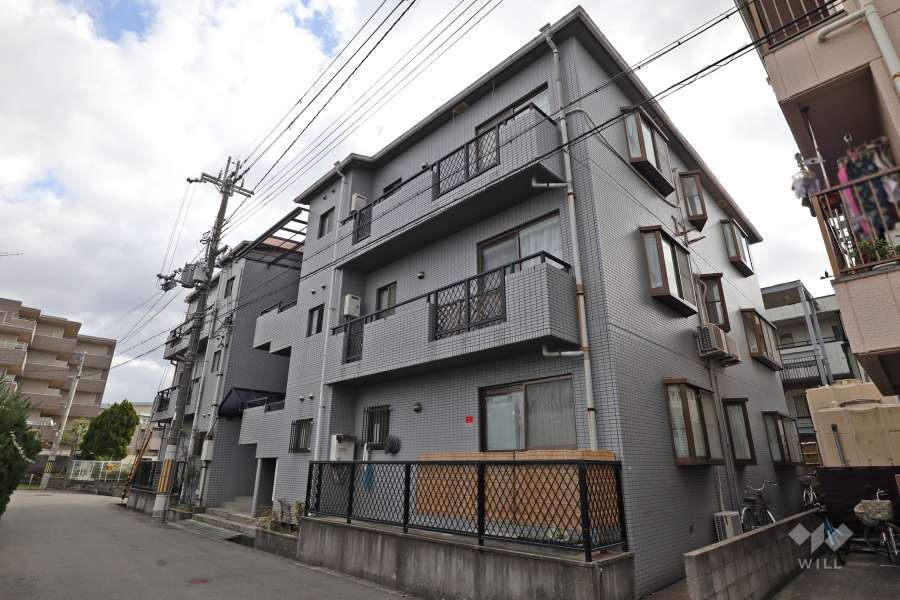 サウンドグレースマンションの外観（北西側から）