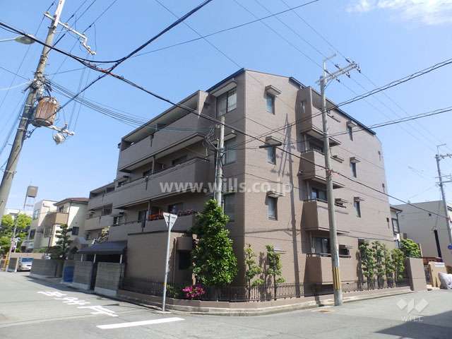 メゾン武庫之荘の外観(北西側から)