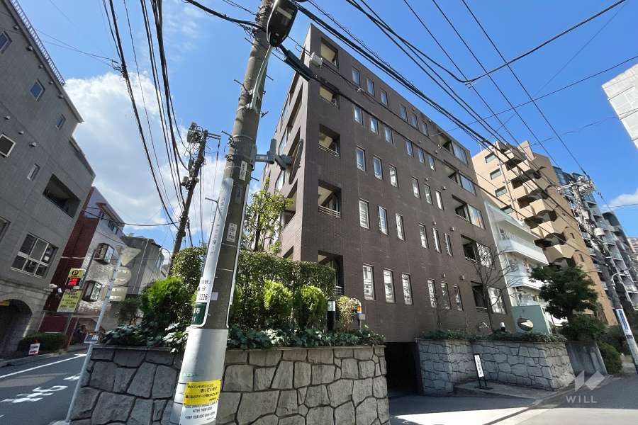 フォルム南麻布の外観（南東側から）　