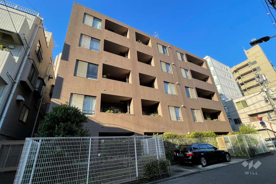 ルピナス麻布シティフォルムの外観（南西側から）