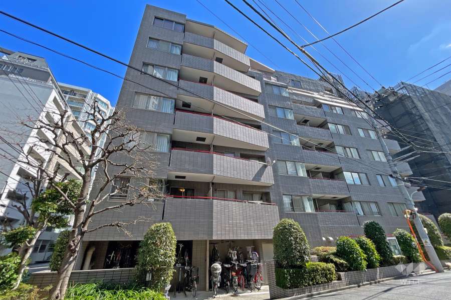 南麻布パークホームズの外観（南西側から）