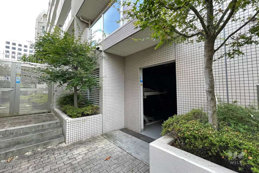 駐輪場の出入り口