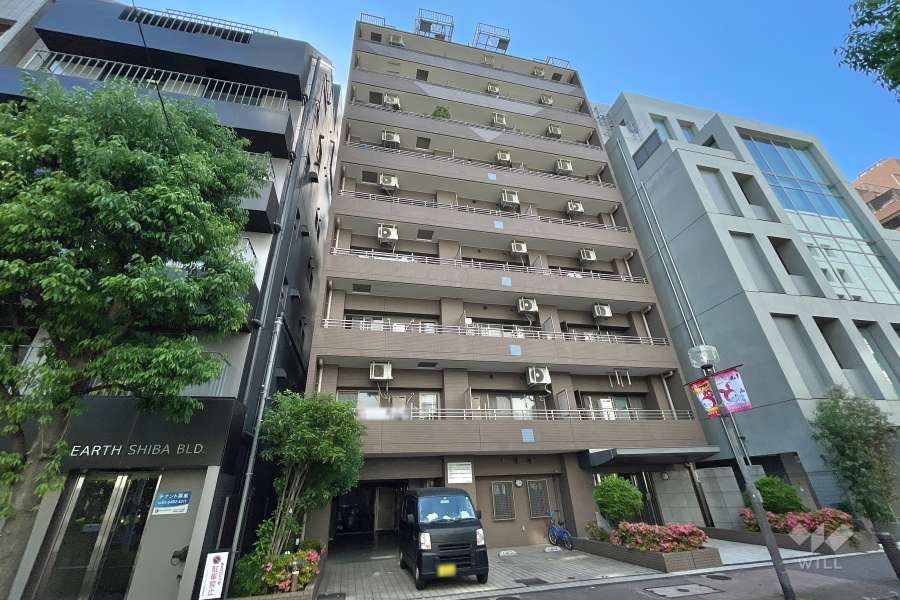 エスポワール芝公園の外観（南東側から）