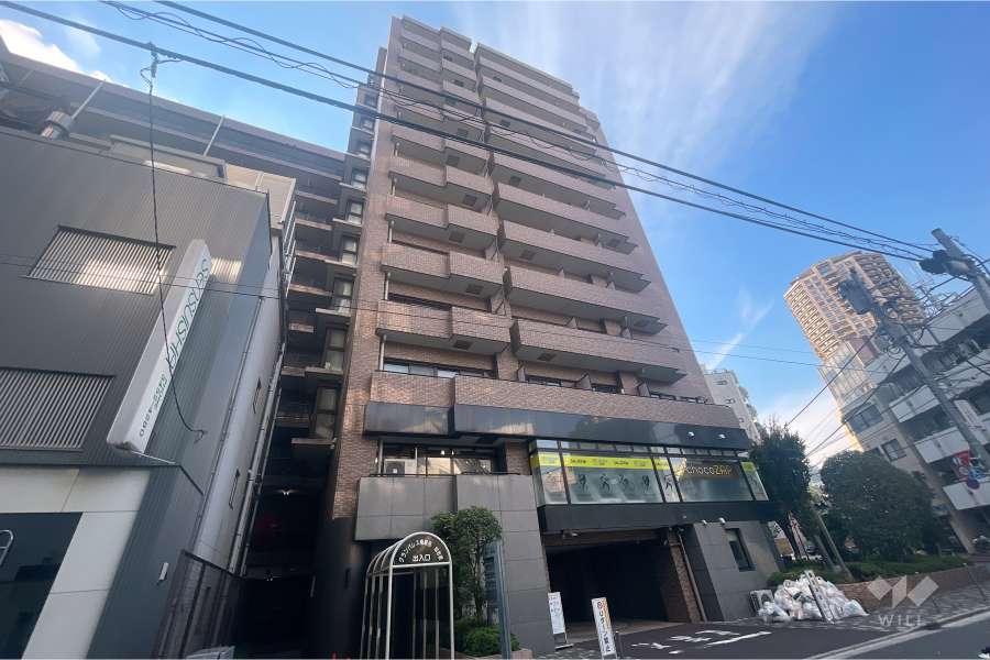 グランパレス南麻布仙台坂の外観（南東側から）