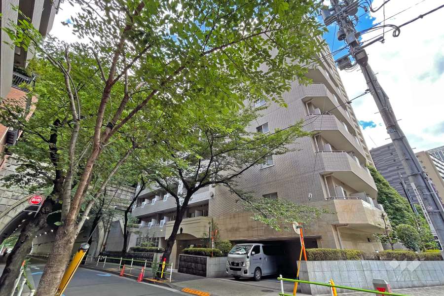 パレステュディオ虎ノ門の外観（北西側から）