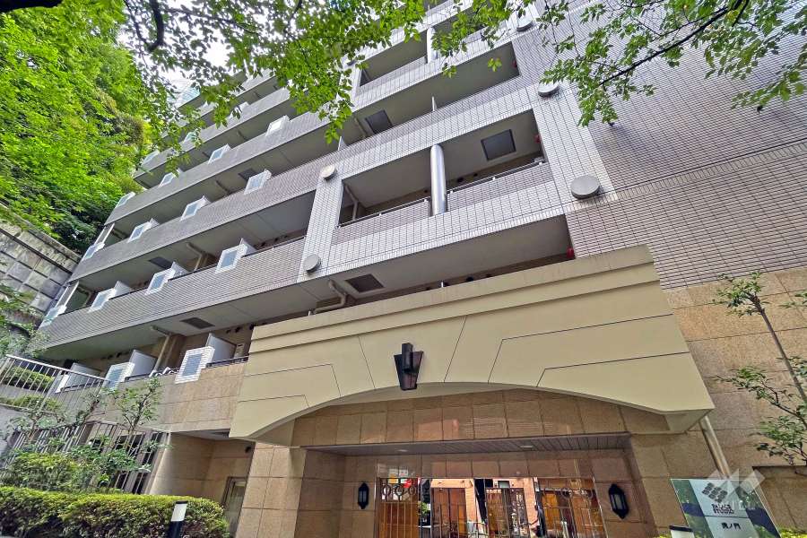 パレステュディオ虎ノ門の外観（北側から）