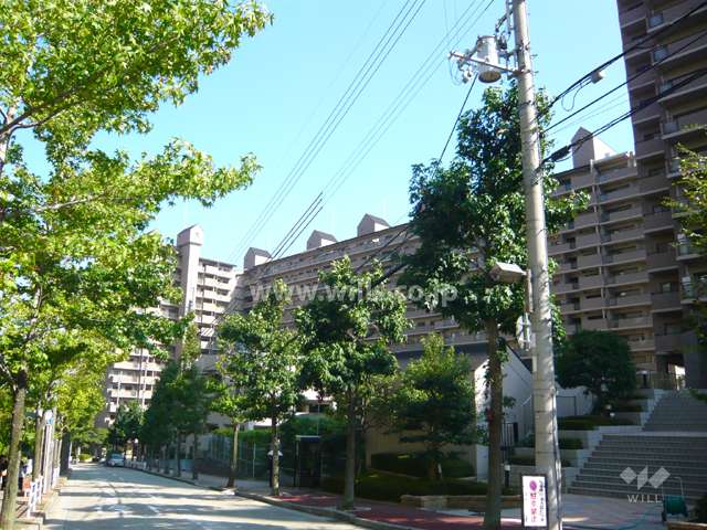 ラ・ビスタ宝塚ウエストウイング1番館の外観（北側から）