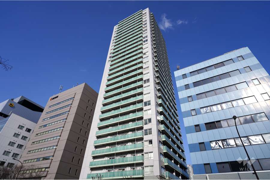 品川タワーフェイスの外観（南西側から）