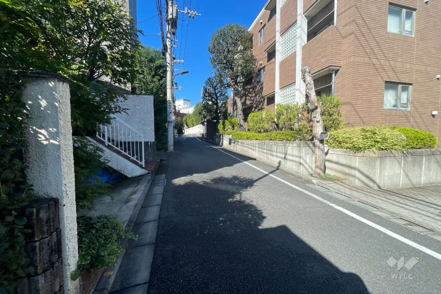 敷地南側の前面道路