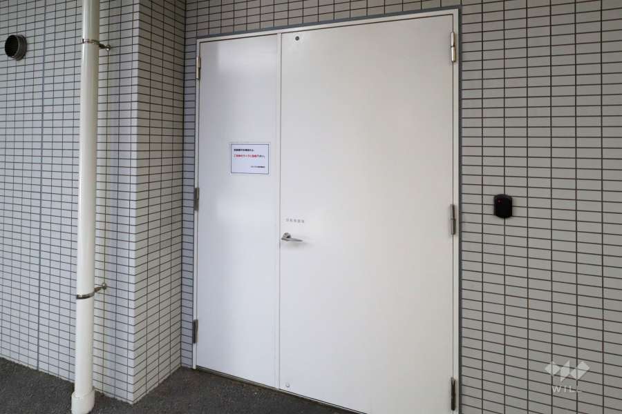 駐輪場の出入り口