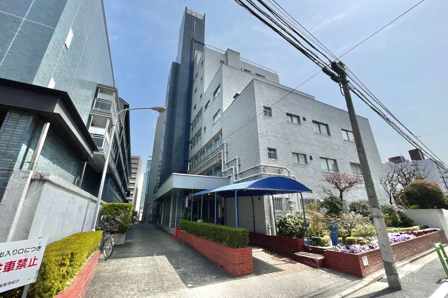 コーポ高輪の外観写真（北西側から）