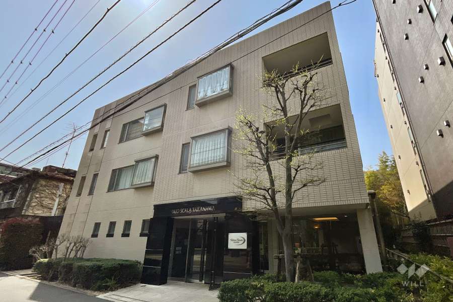 デュオスカーラ高輪の外観（北東側から）