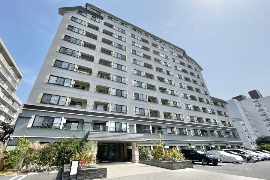 高輪グランドパームスの外観（北西側から）　　